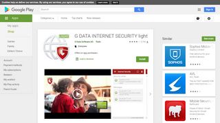 
                            6. G DATA INTERNET SECURITY light - Apps on Google Play