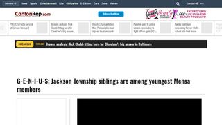 
                            9. G-E-N-I-U-S: Jackson Township siblings are among youngest Mensa ...