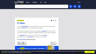 
                            8. G-Man - Urban Dictionary