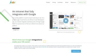 
                            2. G Suite Integrated Intranet | Jostle