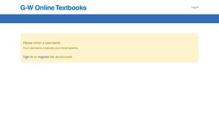 
                            2. G-W Online Textbooks Access Denied