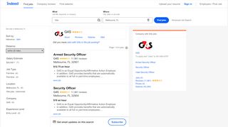 
                            4. G4s Jobs, Employment in Melbourne, FL | Indeed.com