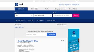 
                            2. G4S Jobs in All Australia - SEEK