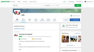 
                            7. G4S - Security for hospital | Glassdoor