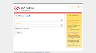 
                            11. G&A Partners Log-In