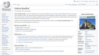 
                            2. Galeria Kaufhof - Wikipedia