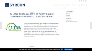 
                            7. Galeria Personalservice führt Online-Informations-Portal ...