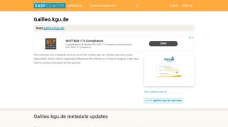 
                            4. Galileo Kgu (Galileo.kgu.de) - UKF Webmail Login