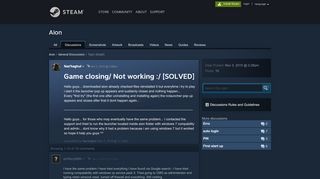 
                            9. Game closing/ Not working :/ [SOLVED] :: Aion General ...