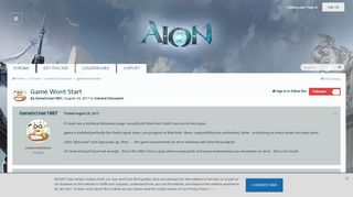 
                            6. game wont start - General Discussion - Aion Online