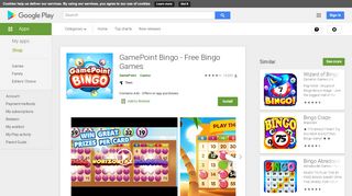 
                            8. GamePoint Bingo - Free Bingo Games - Apps on Google Play