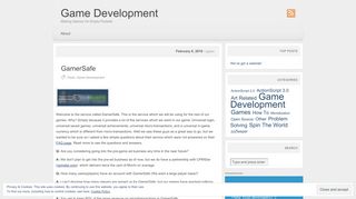 
                            4. GamerSafe | Game Development