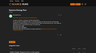 
                            8. Gamma Energy Run - Portal - SourceRuns - Half-Life Speedrun Forum