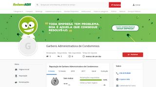 
                            4. Garbens Administradora de Condominios - Reclame Aqui