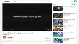 
                            7. Garena AOV - [Arena Of Valor] Login Music ... - youtube.com