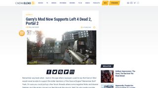 
                            7. Garry's Mod Now Supports Left 4 Dead 2, Portal 2 ...