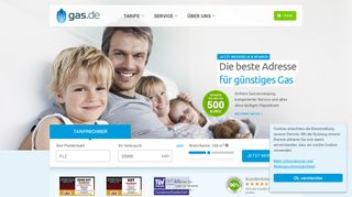 
                            1. gas.de | Dauerhaft sparen. Mit günstigem Gas von …