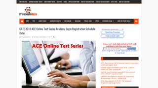 
                            2. GATE 2018 ACE Online Test Series Academy Login ...