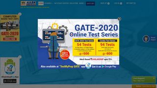 
                            5. GATE 2020 Online Test Series - ALLEN Career Institute Kota