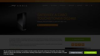 
                            2. Gateway a cabo Touchstone® DG2460 | ARRIS