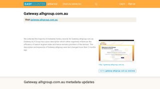 
                            10. Gateway ALH Group …