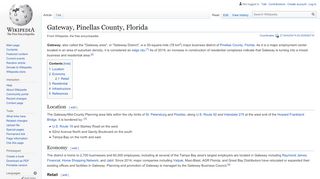 
                            8. Gateway, Pinellas County, Florida - Wikipedia