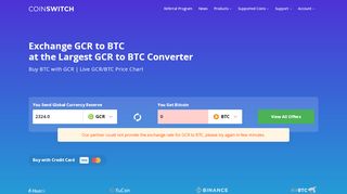 
                            6. GCR to BTC Converter | 1 GCR = 0.000003 BTC | …