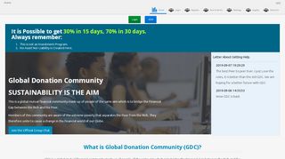 
                            4. GDC 70% Reward On Donation/ROD in 30 days,30% in 15 ...