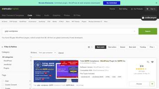 
                            2. Gdpr WordPress Plugins, Code & Scripts from CodeCanyon