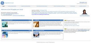 
                            8. GE Supplier Portal