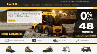 
                            10. Gehl Compact Equipment for Construction and Agriculture - Home