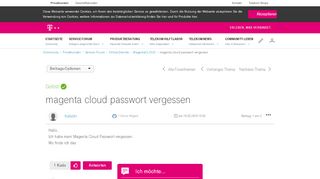 
                            9. Gelöst: magenta cloud passwort vergessen | …