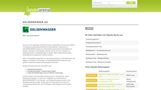 
                            8. GELSENWASSER AG - azubiarena.de