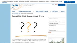 
                            5. General FAQ DAAD Scholarships & Grants - DAAD.org