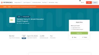 
                            2. General Henry H. Arnold Education Grant Program - Apply for ...