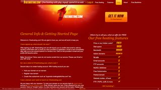 
                            4. General Info & Getting Started Page · 1FreeHosting.com