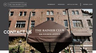 
                            4. General Information - The Rainier Club