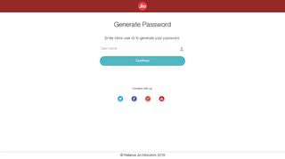 
                            6. Generate your Jio password? - Jio SSO Login