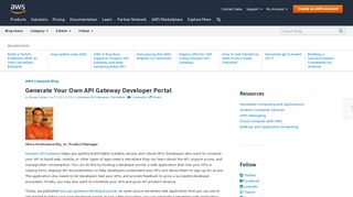 
                            5. Generate Your Own API Gateway Developer Portal - Amazon ...