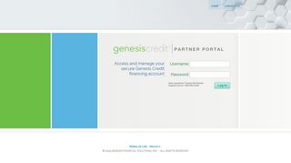 
                            4. Genesis Credit - Partner Portal | Log On