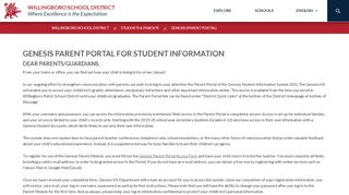 
                            7. Genesis (Parent Portal) - Willingboro School District