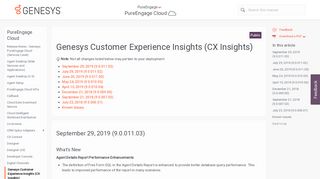 
                            7. Genesys Customer Experience Insights (CX Insights)