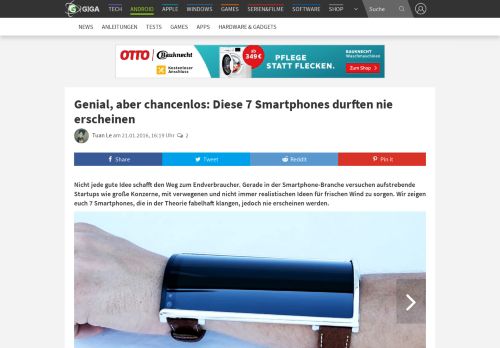 
                            5. Genial, aber chancenlos: Diese 7 Smartphones durften nie erscheinen