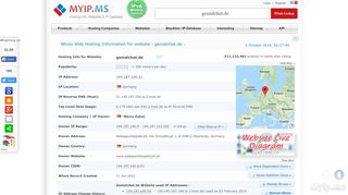 
                            6. Genialchat.de Get Site IP Hosting in Germany - whatmyip.co