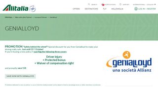 
                            3. Genialloyd - alitalia.com