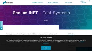
                            8. Genium INET Test Systems - Nasdaq