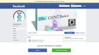 
                            6. Genobank.io - Home | Facebook