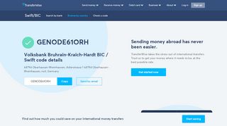 
                            4. GENODE61ORH BIC / SWIFT Code - Volksbank Bruhrain ...