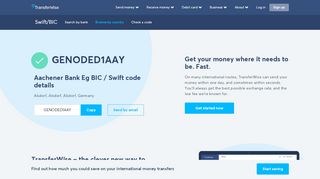 
                            4. GENODED1AAY BIC / SWIFT Code - Aachener Bank Eg ...