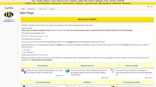 
                            4. GenWiki - the genealogical wiki